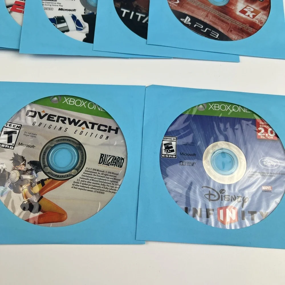 Multi Platform Loose Discs Video Game - Lot Of 50 - AS IS Untested Scratches #2